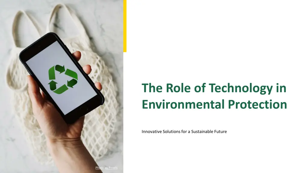 the role of technology in environmental protection n.w