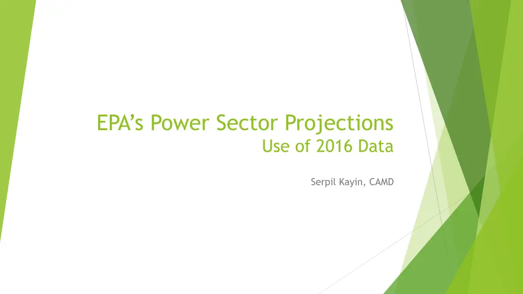 epa s power sector projections n.w