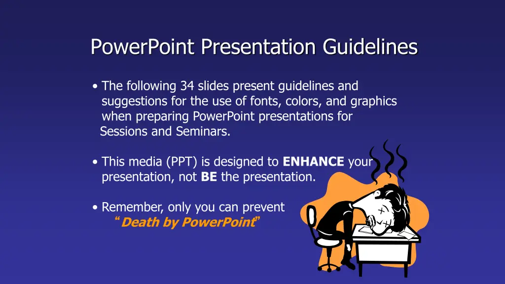 powerpoint presentation guidelines n.w