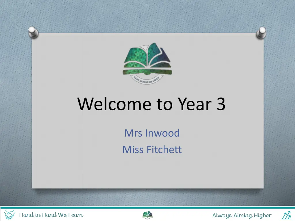 welcome to year 3 n.w