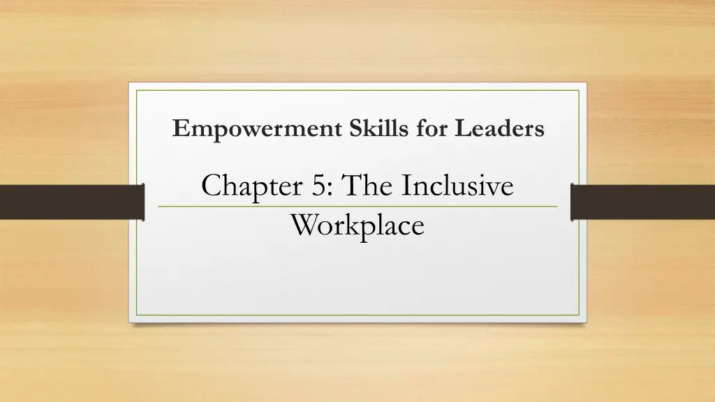 empowerment skills for leaders n.w