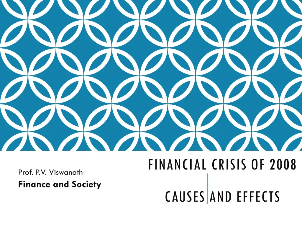 financial crisis of 2008 n.w