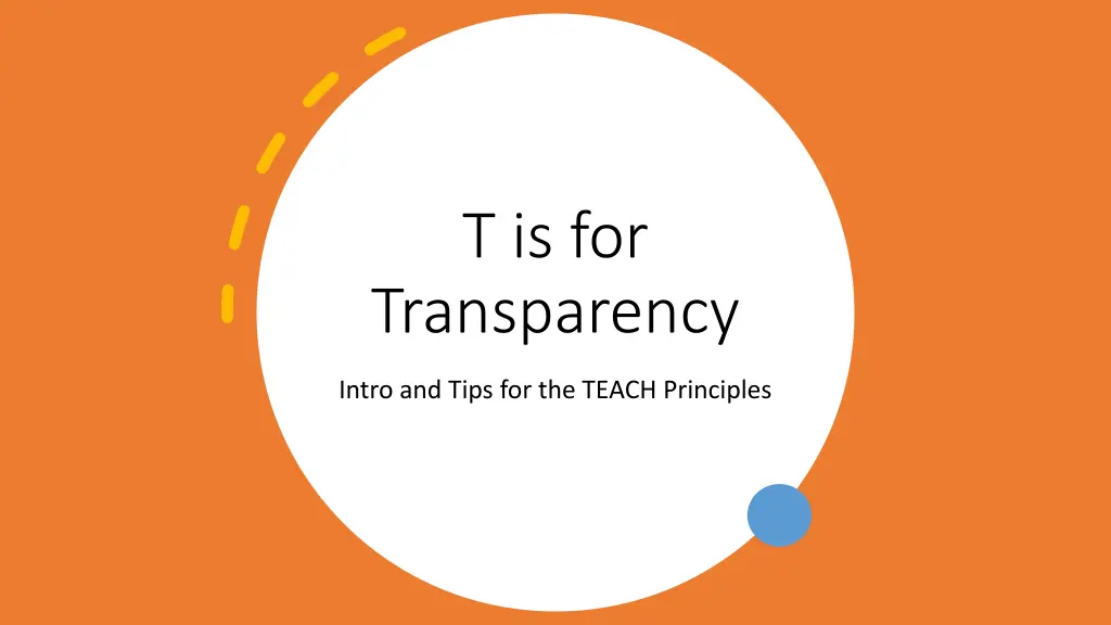 t is for transparency n.w