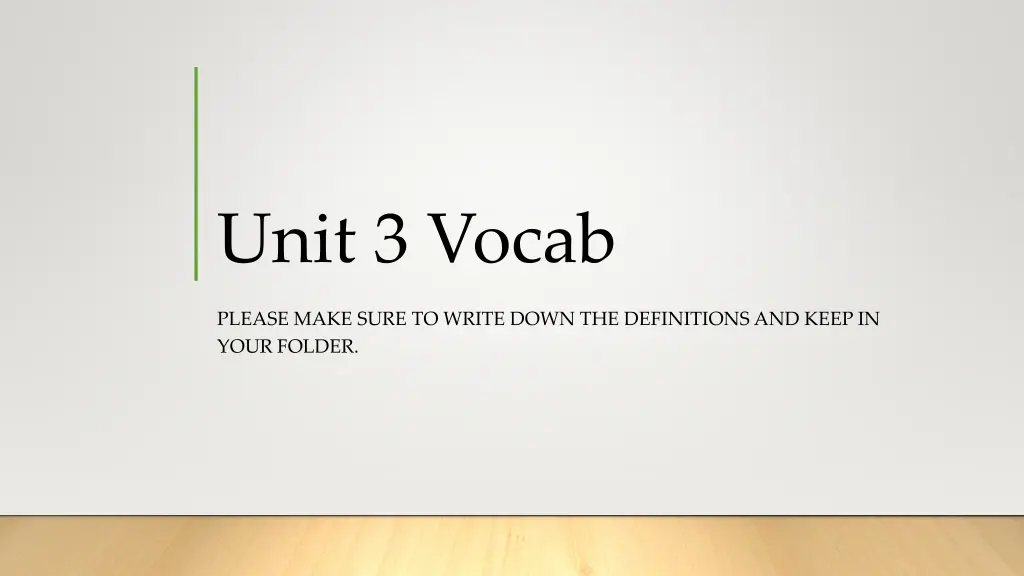 unit 3 vocab n.w