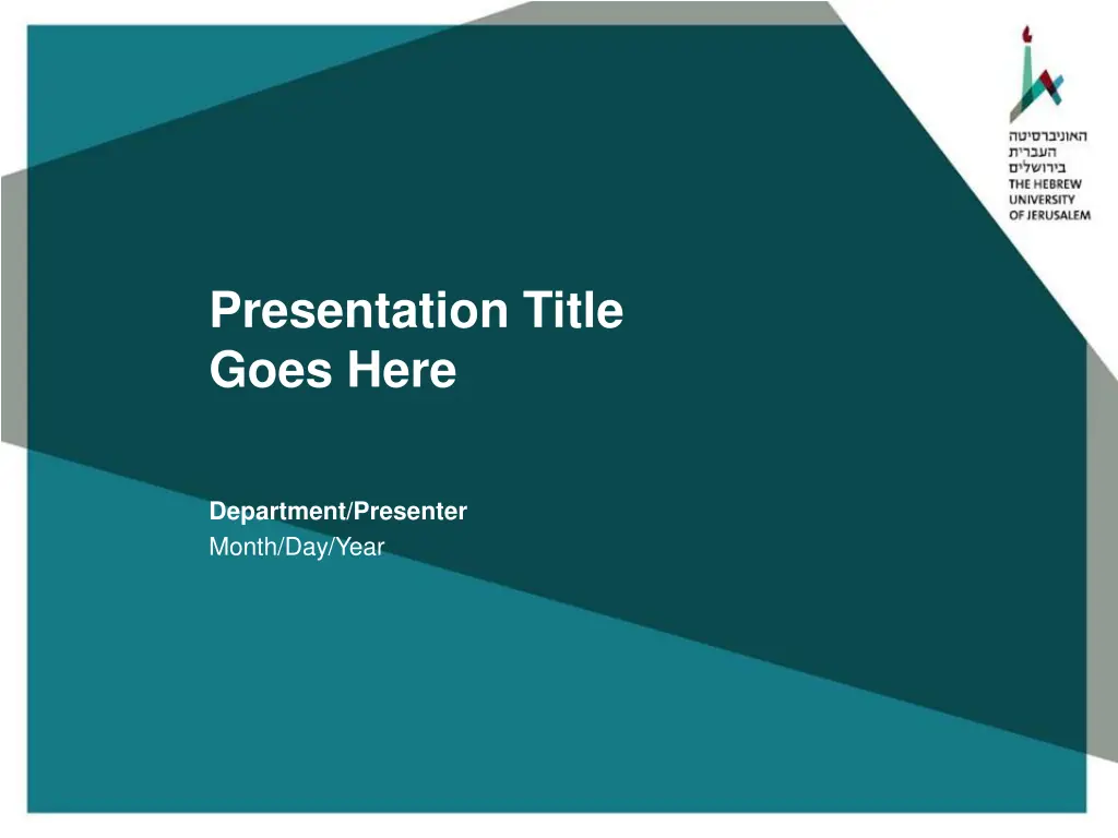 presentation title goes here n.w