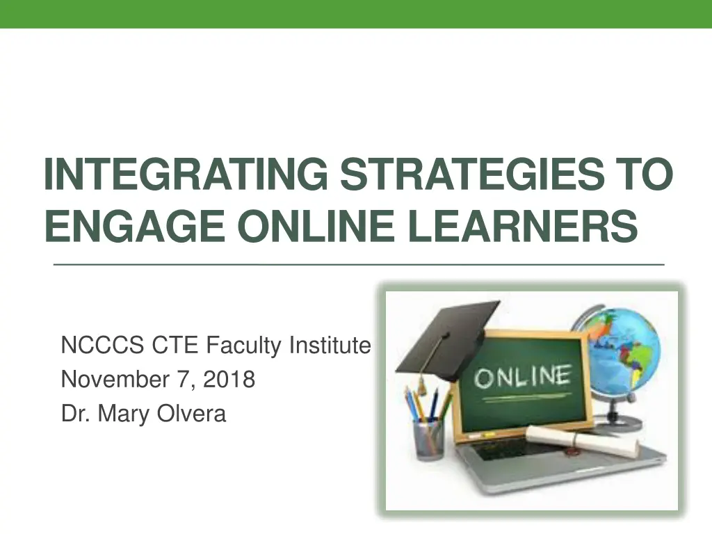 integrating strategies to engage online learners n.w