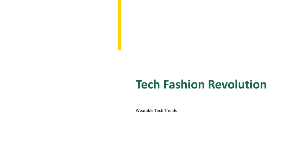 tech fashion revolution n.w