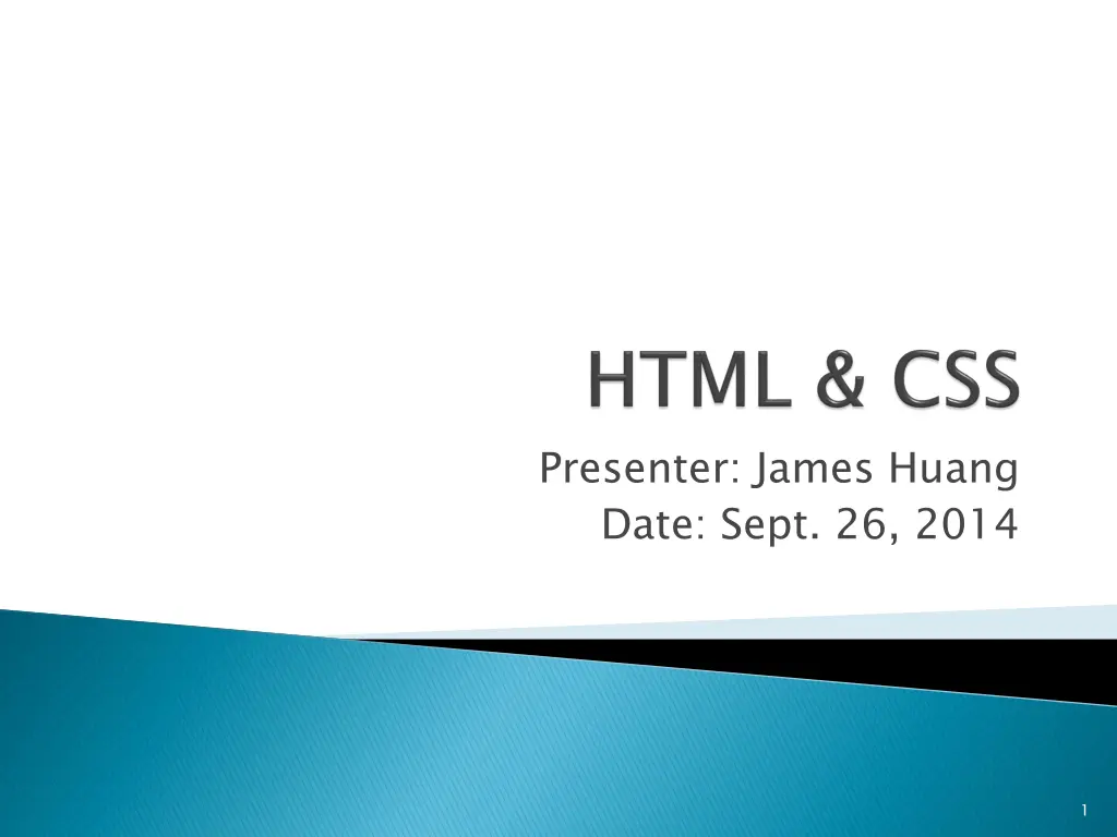 presenter james huang date sept 26 2014 n.w