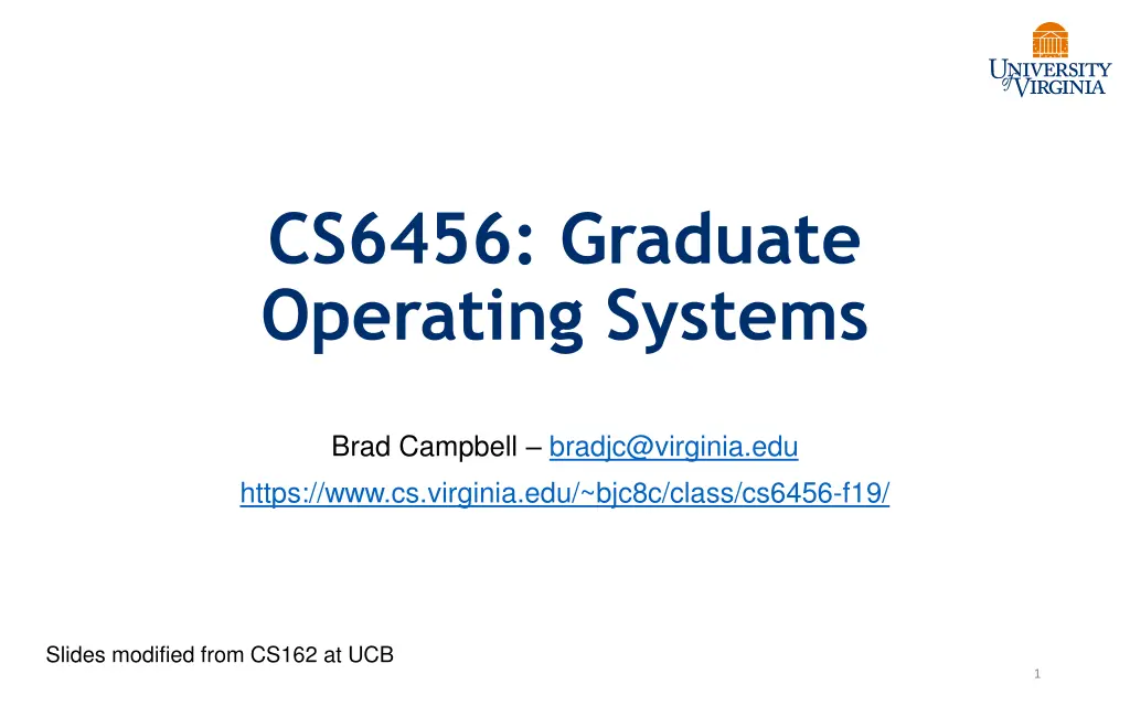 cs6456 graduate operating systems n.w