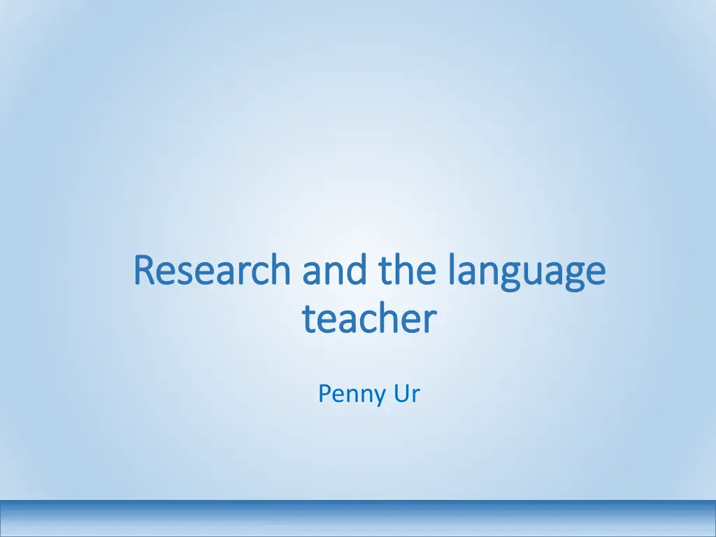 research and the language research n.w