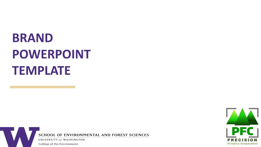 brand powerpoint template n.w