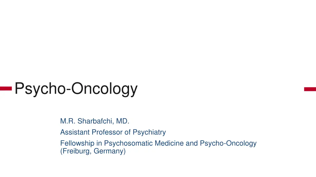 psycho oncology n.w