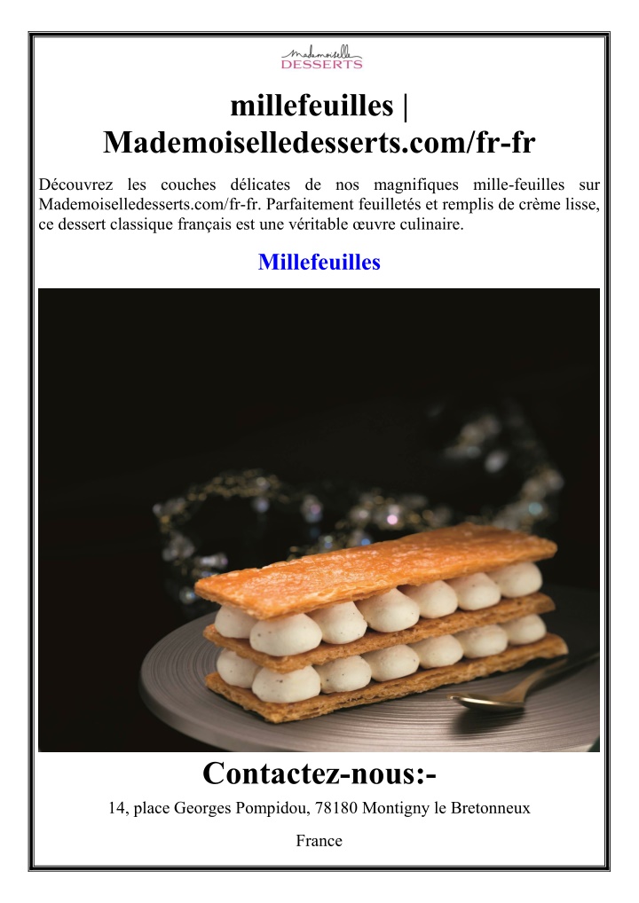 millefeuilles n.w