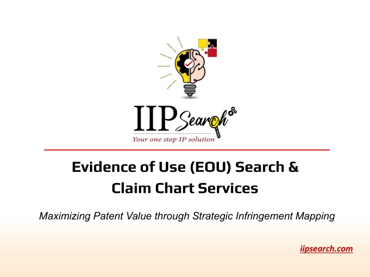 Evidence of Use (EOU) Search & Claim Chart Services | IIP Search