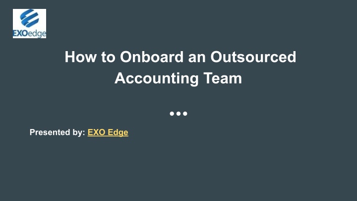 how to onboard an outsourced accounting team n.w