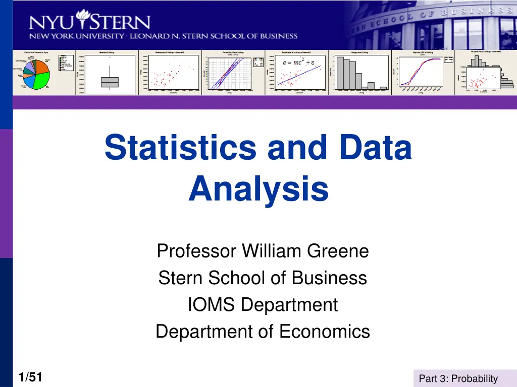 statistics and data analysis n.w