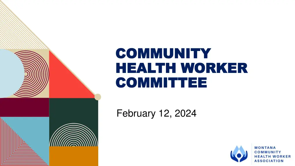 community community health worker health worker n.w