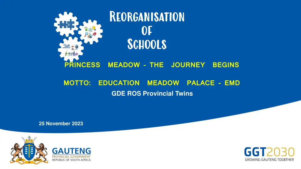 reorganisation of schools n.w