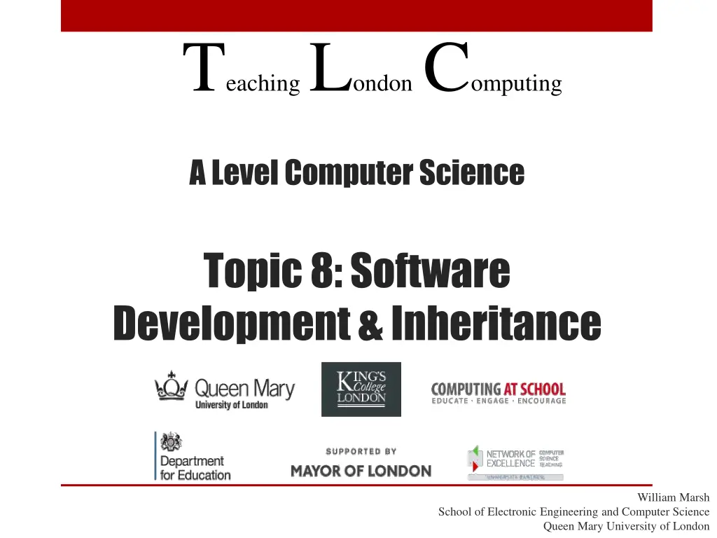 t eaching l ondon c omputing n.w