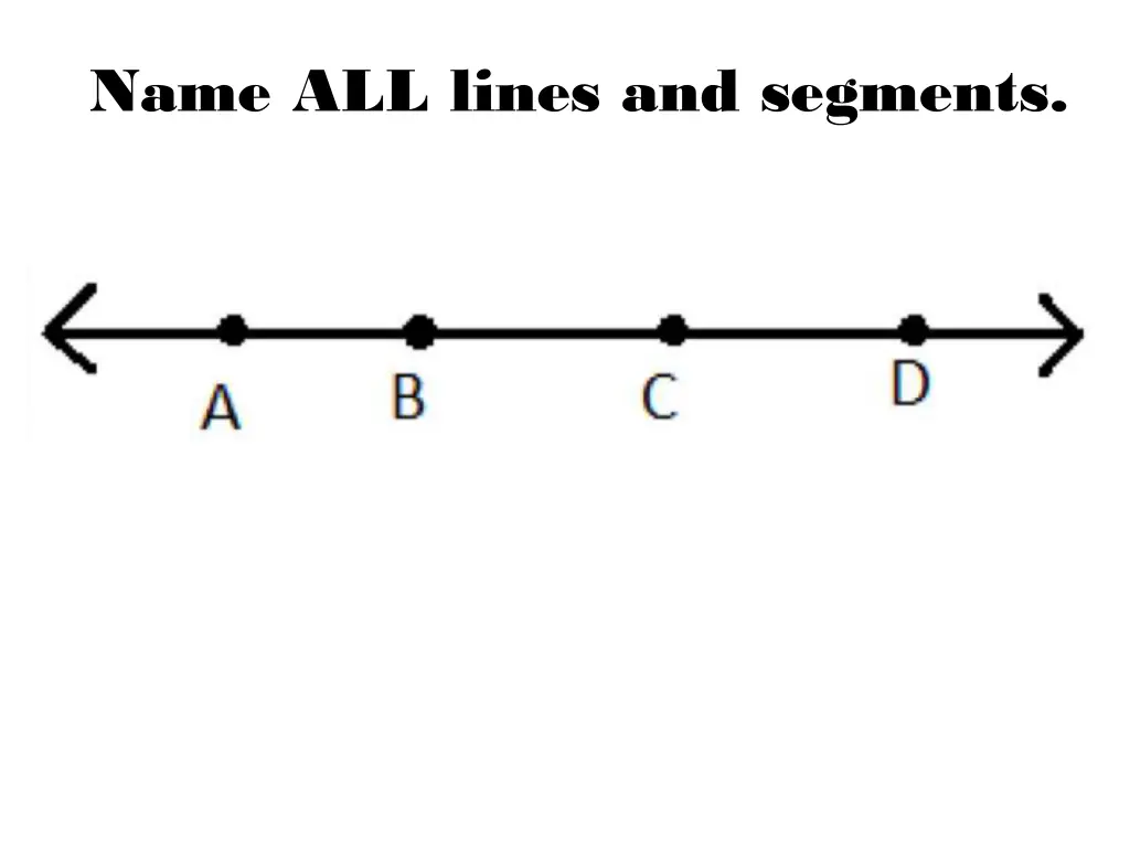 name all lines and segments n.w