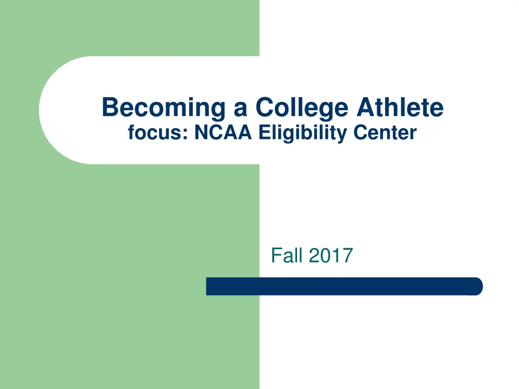 becoming a college athlete focus ncaa eligibility n.w