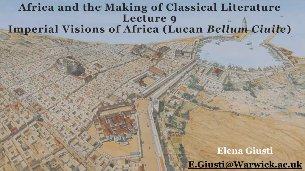 africa and the making of classical literature n.w