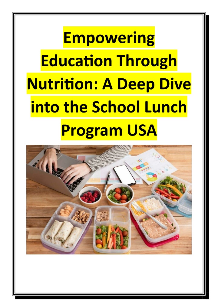 empowering education through nutrition a deep n.w