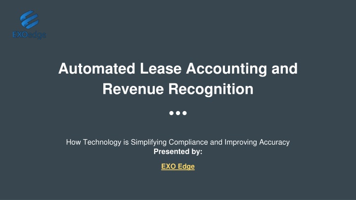 Automated Lease Accounting and Revenue Recognition