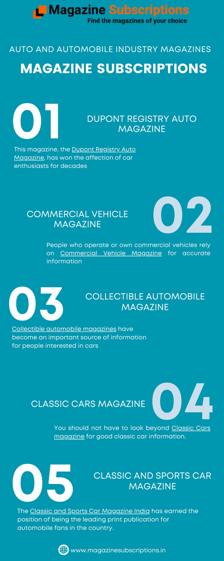 auto and automobile industry magazines n.w