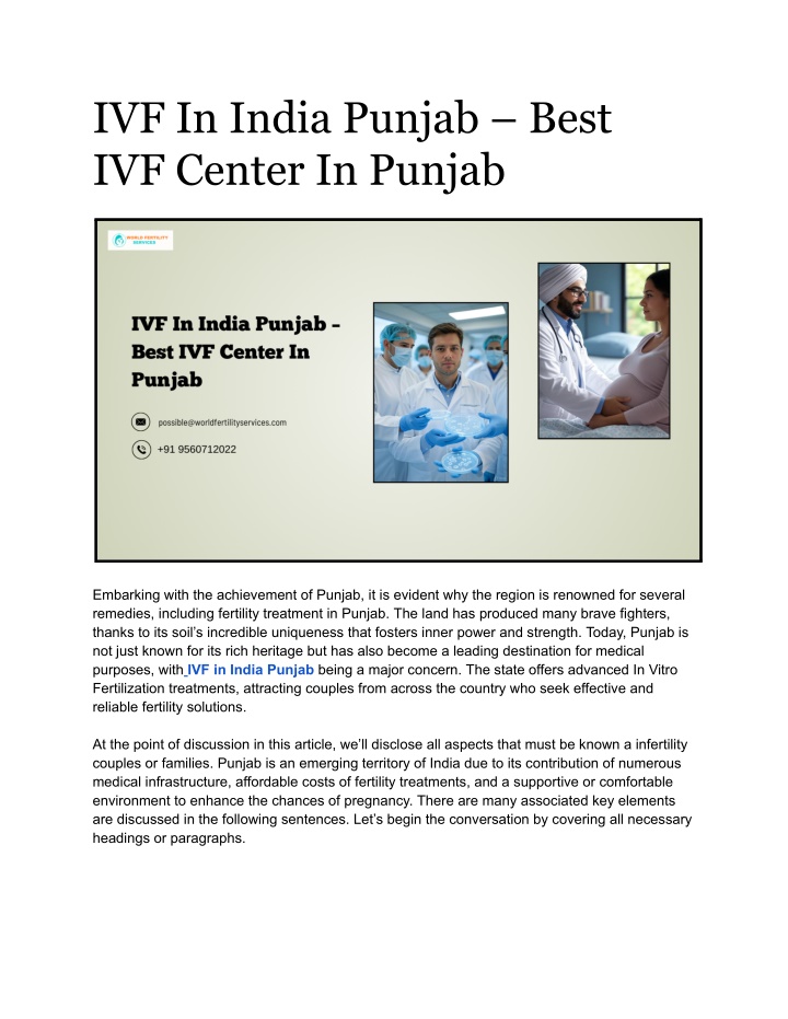 ivf in india punjab best ivf center in punjab n.w