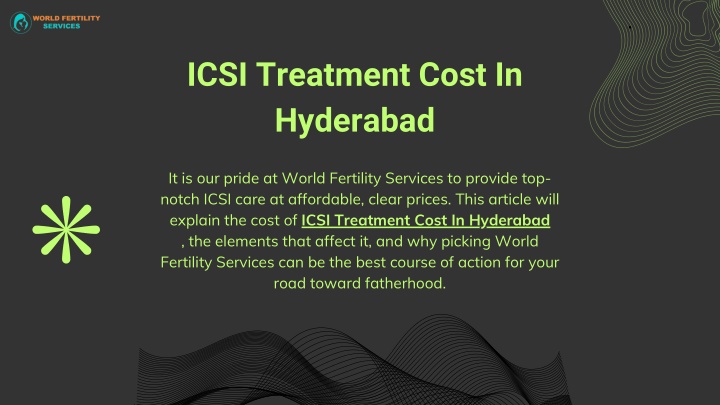 icsi treatment cost in hyderabad n.w