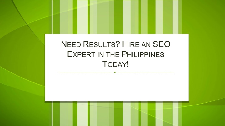 n eed r esults h ire an seo e xpert n.w