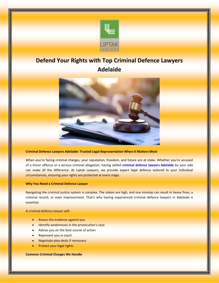 defend your rights with top criminal defence n.w