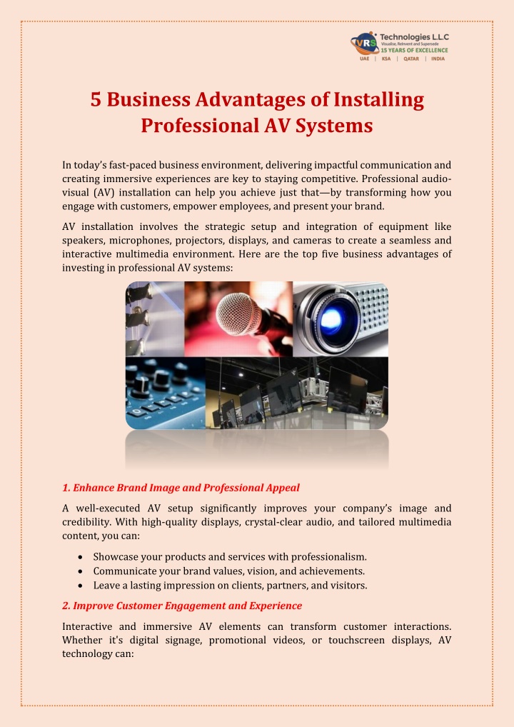 5 business advantages of installing professional n.w