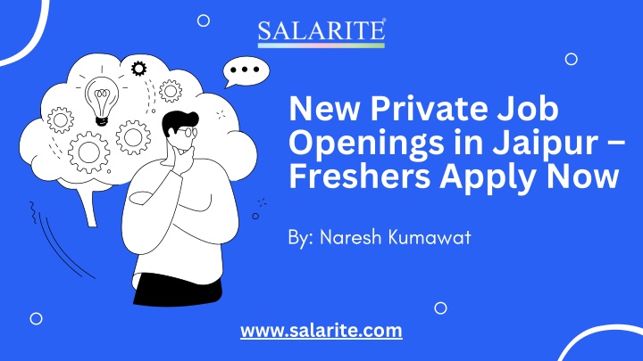 new private job openings in jaipur freshers apply n.w