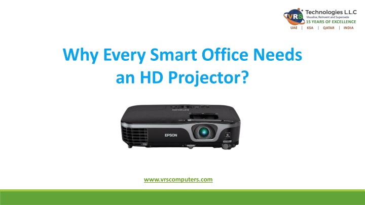 Why Every Smart Office Needs an HD Projector?