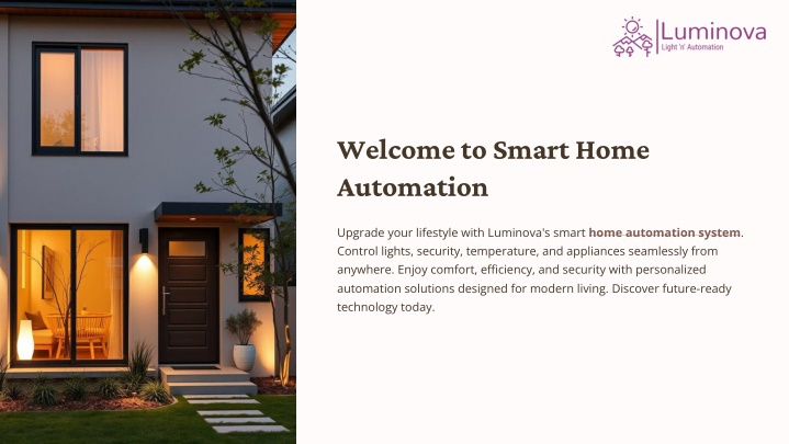 welcome to smart home automation n.w