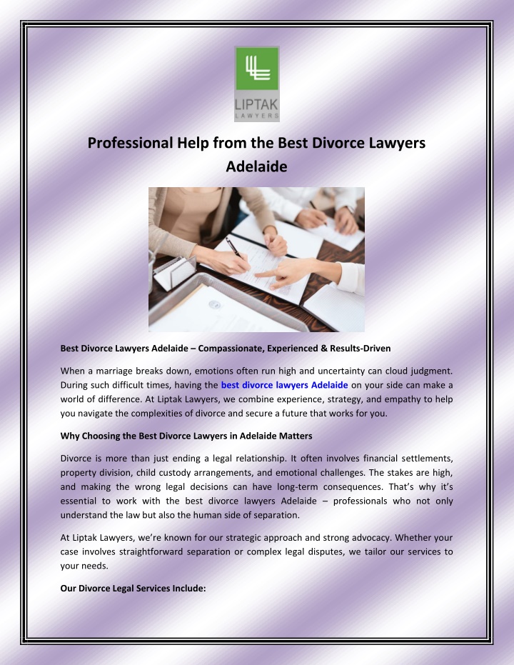 professional help from the best divorce lawyers n.w
