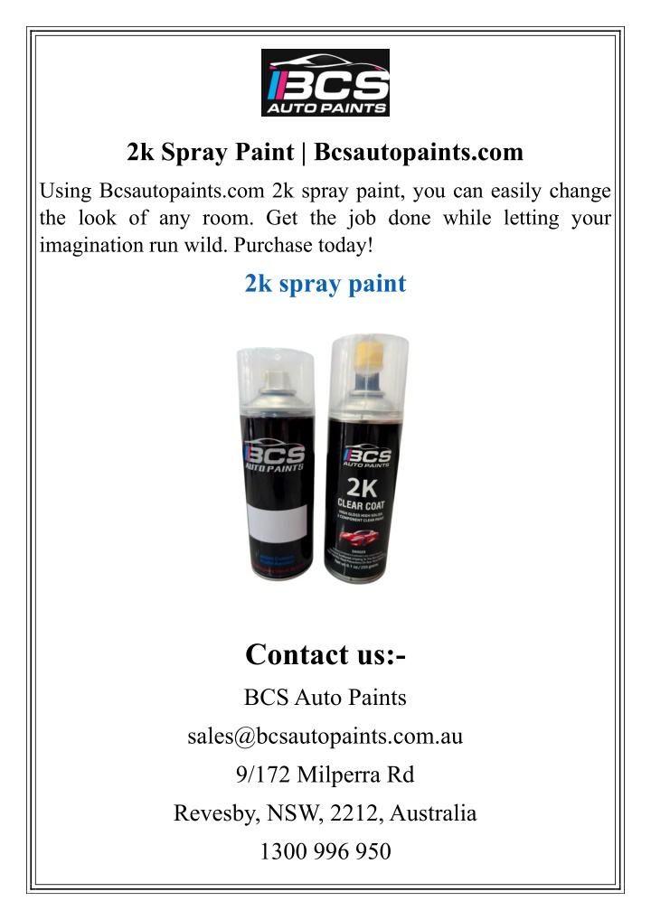 2k spray paint bcsautopaints com n.w