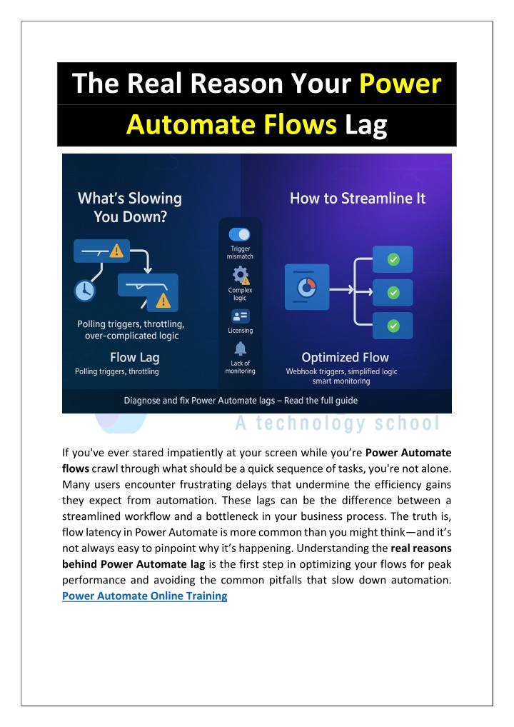 the real reason your power automate flows lag n.w
