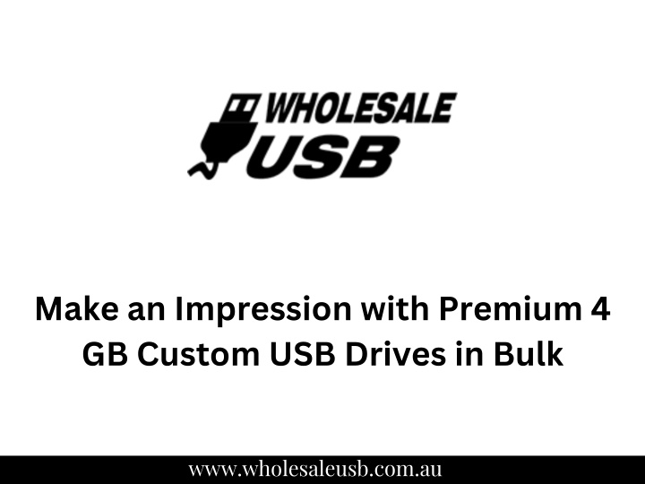 make an impression with premium 4 gb custom n.w