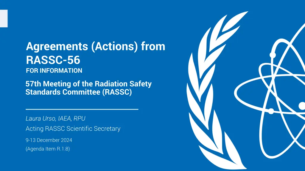 agreements actions from rassc 56 for information n.w