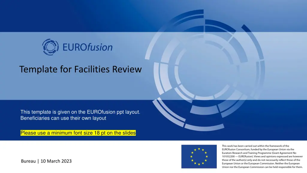 template for facilities review n.w