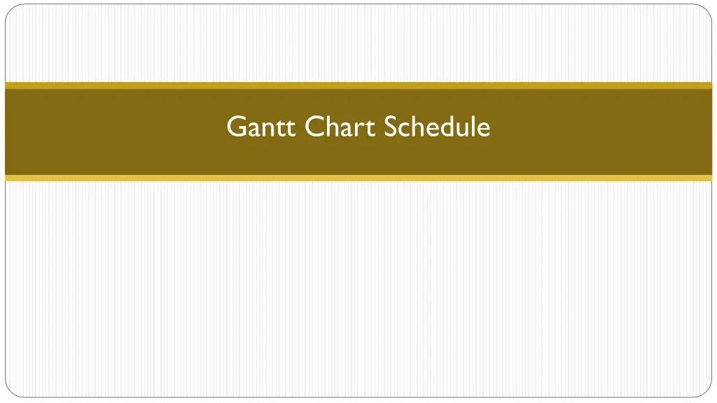 gantt chart schedule n.w