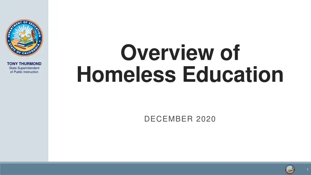 overview of homeless education n.w