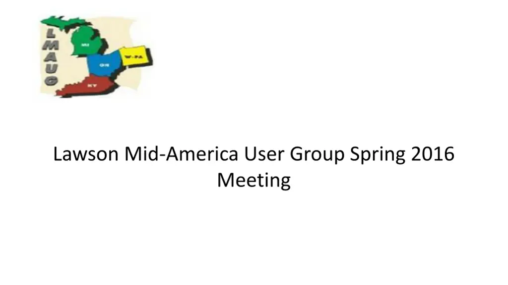 lawson mid america user group spring 2016 meeting n.w