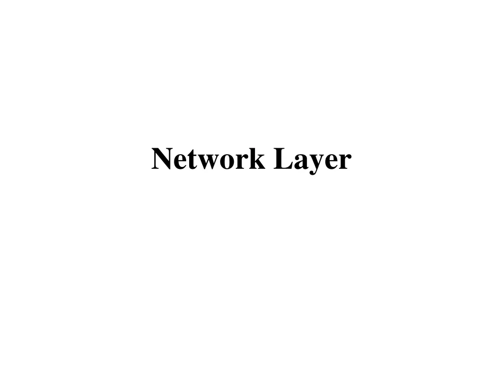 network layer n.w