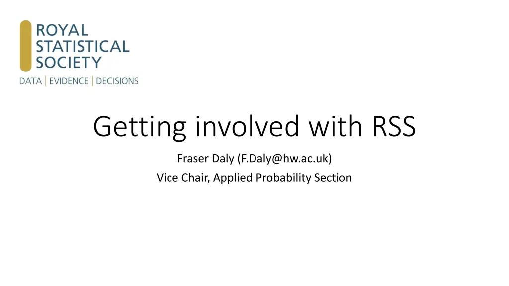 getting involved with rss n.w