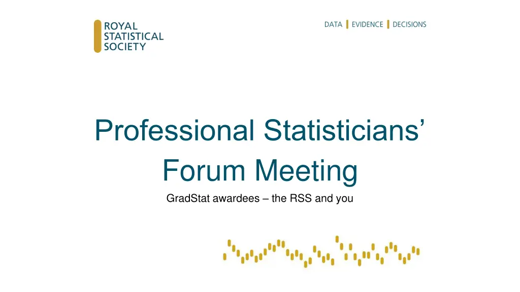 professional statisticians forum meeting gradstat n.w
