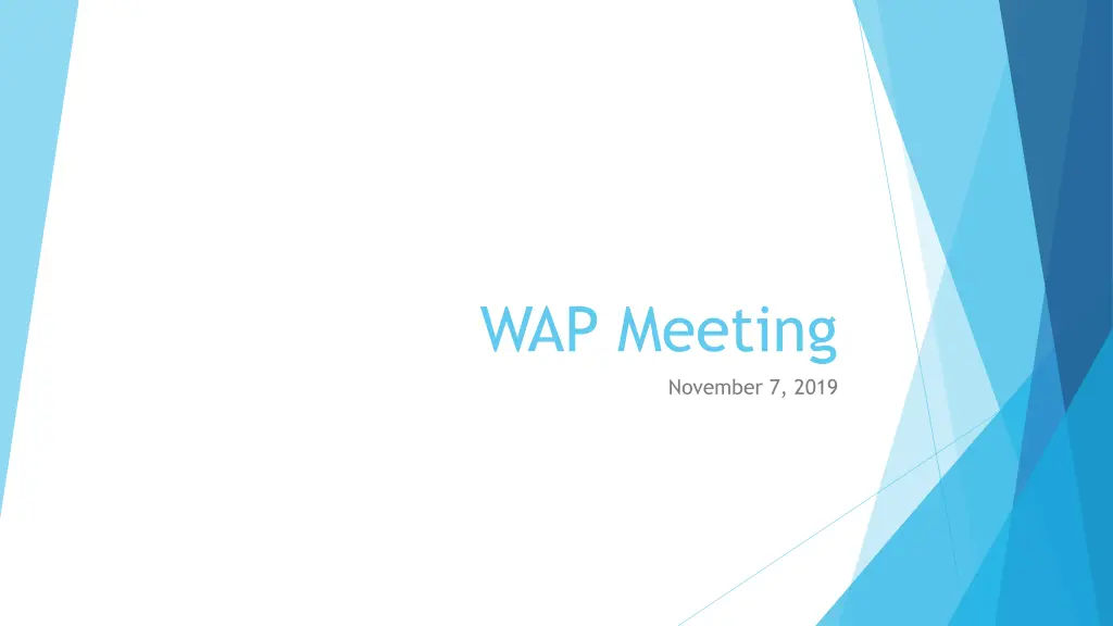 wap meeting november 7 2019 n.w